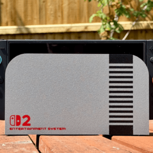 Cubre Dock Nintendo Switch 2 - Estilo NES