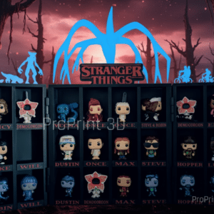 Expositor para Mini Funko Pops de Stranger Things Kinder Joy Glow azul