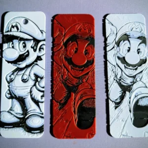 Marcapáginas Super Mario 3D - Edición Relieve